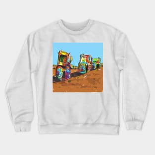 Cadillac Ranch, Route 66 Crewneck Sweatshirt